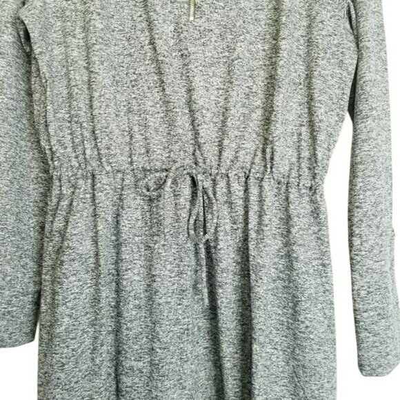 Ambernoon II Gray Long Sleeve Maxi Dress With Zipper Front Elastic Waist Medium - Picture 8 of 8